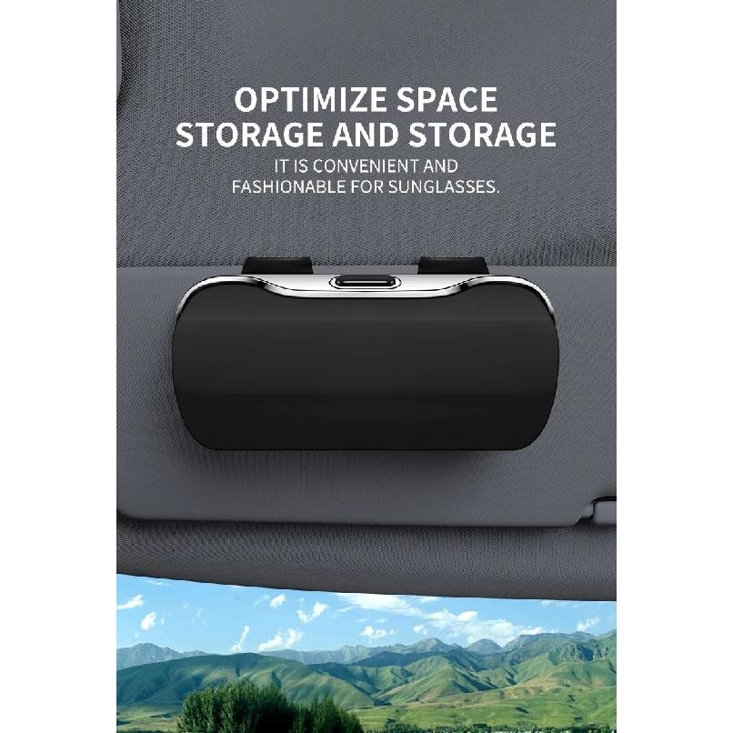 New Car Glasses Box Portable Car Glasses Frame Car Driving Glasses Frame Glasses Box Sunshade Glasses Auto Interior Accessories