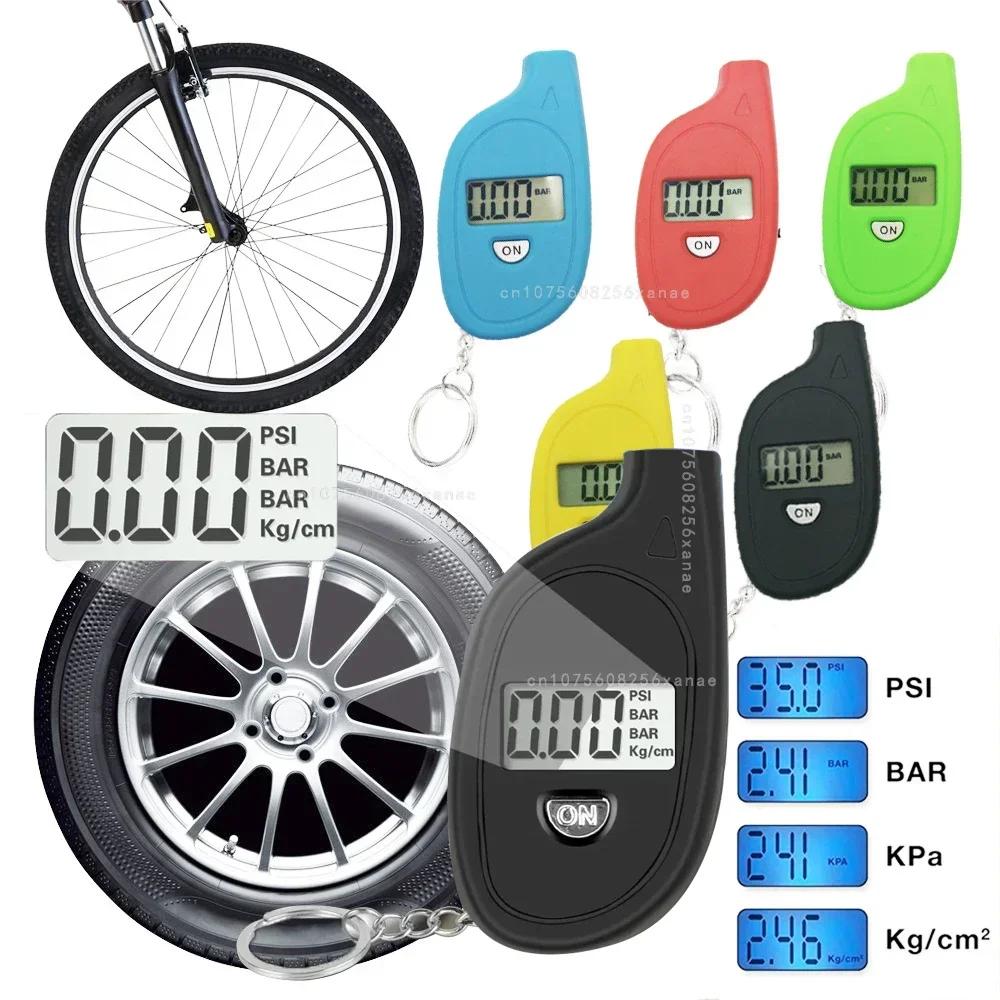 Car Tire Air Pressure Tester Meter Tire Gauge Digital LCD Display Auto Car Motorcycle Tire Safety Alarm