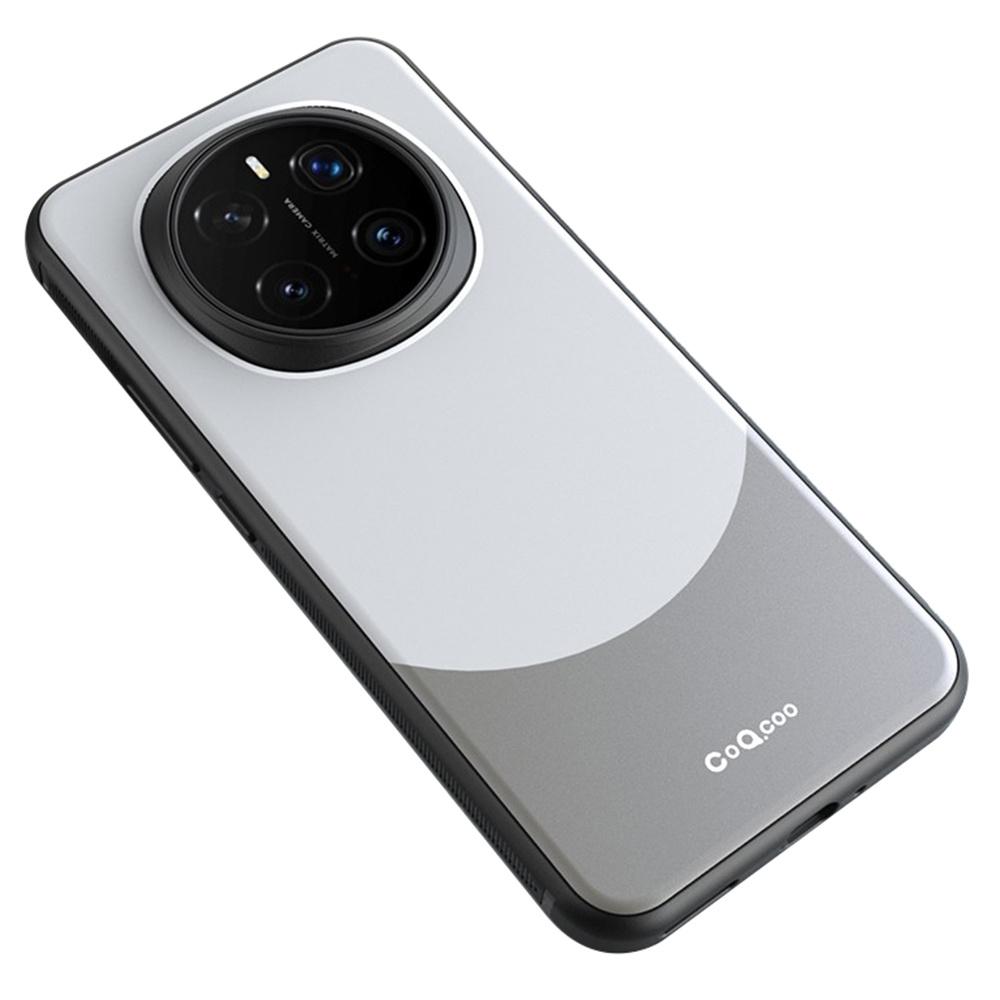 

Q.COO For Honor Magic7 Pro 5G TPU Case Contrast Color Skin-Touch Phone Cover White