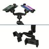 Universal 17mm Ball Head Car Phone Holder Adapter Holder Modification Accessory to Connect 2 Mobile Phones