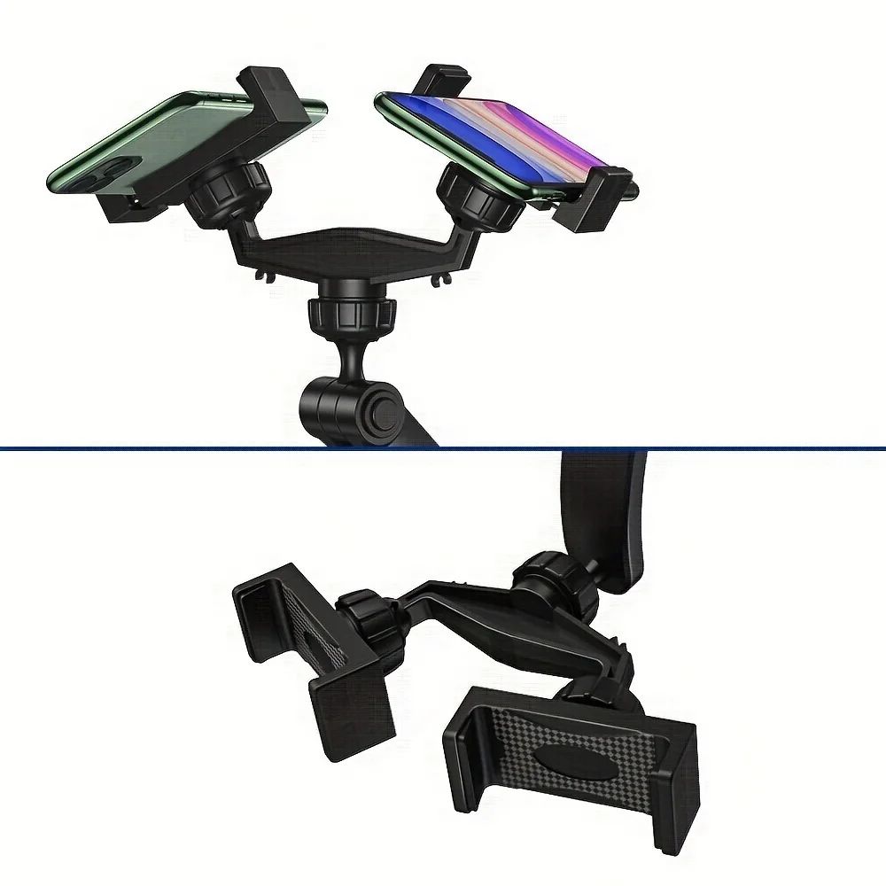 Universal 17mm Ball Head Car Phone Holder Adapter Holder Modification Accessory to Connect 2 Mobile Phones