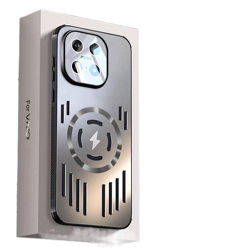 IQOO15 Aluminum Alloy Lens Integrated Protective Case with Airbag Anti-Drop and Heat Dissipation for Men