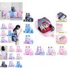 Stylish And Durable Nylon Backpack Set 3 Piece School Bag Lunch Bag And Pencil Case Unisex Design