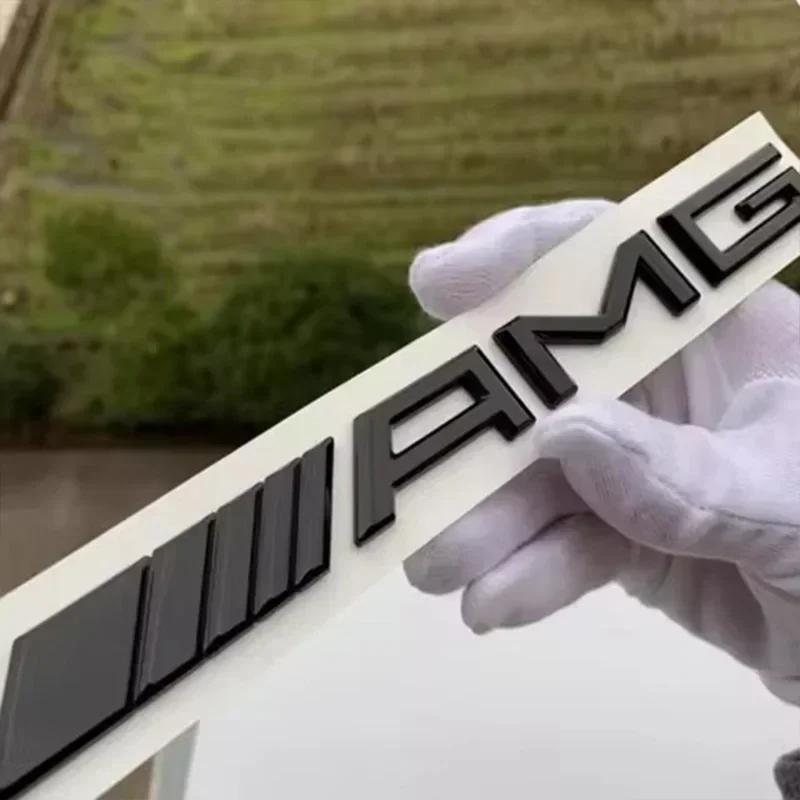 

Новый Для Mercedes Benz 3D ABS Наклейка-буквы на задний багажник автомобиля Стикер Для Mercedes Benz AMG A B C E G CLA C63 C63S E53 GT SLK 2014 чёрный