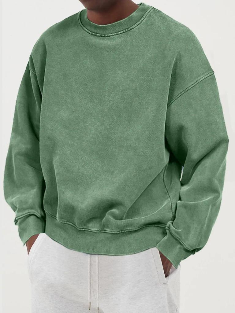 2025 Men's Autumn Solid Color Fashion Sweatshirt