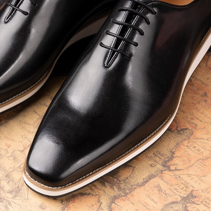 Fashion Luxury Oxford Man Shoe Office Shoes Original Leather Handmade Men's Casual Shoes Comfortable Outdoor Sports Banquet Lace Up
