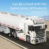 European Truck Head Building Blocks Diy Connectable Container Trailer Model Bricks Educational DIY Toys For Children's Gifts