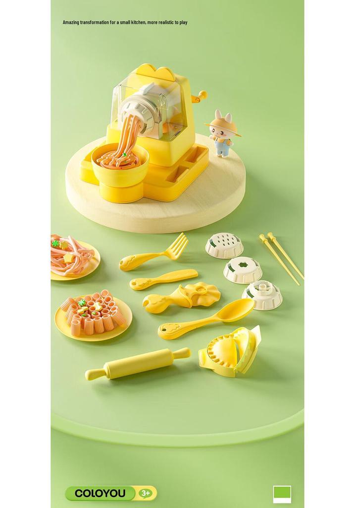 Caleyou Ultra-Light Non-Toxic Clay Noodle Maker - Safe Children's Toy