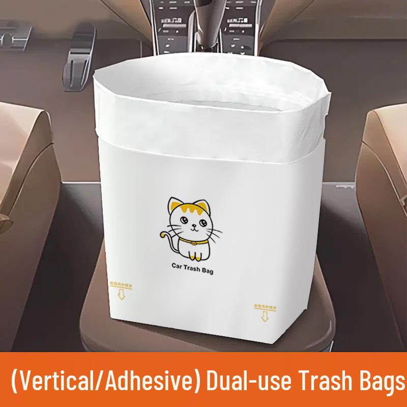 Disposable Premium Car Trash Bag - Stand-Up Onboard Waste Container