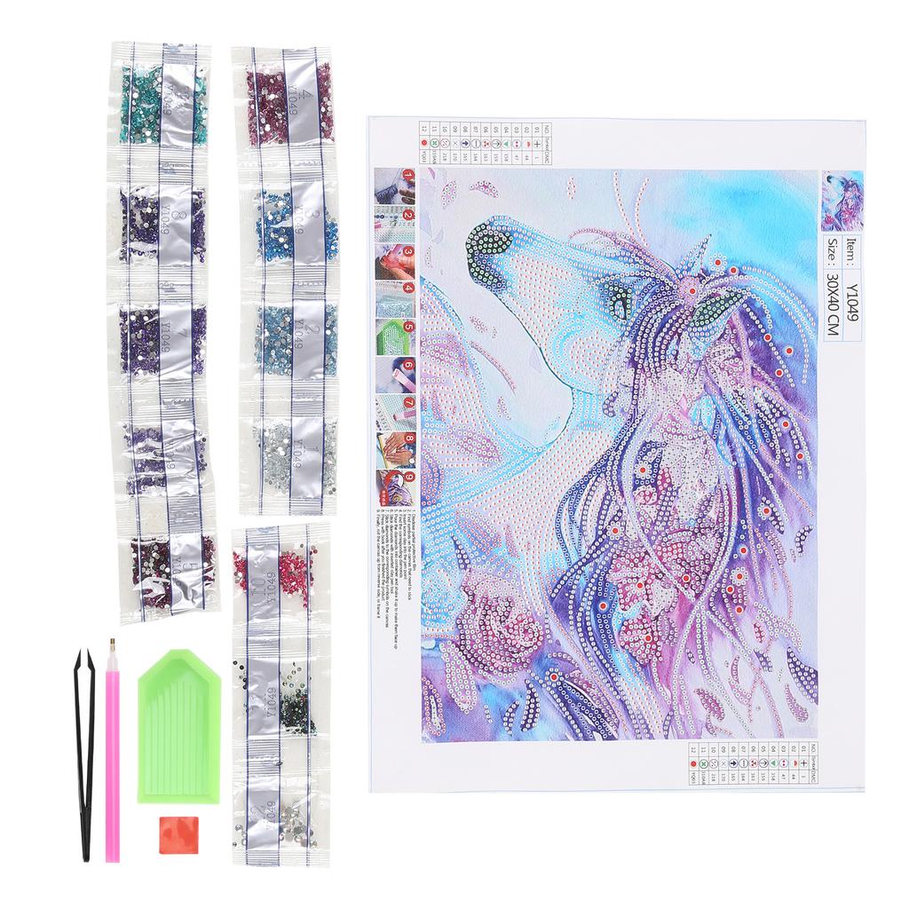 Rhinestone Painting ThreeDimensional Effect Not Easily Fall Off Fade Rhinestone Painting Packs for Home Decoration