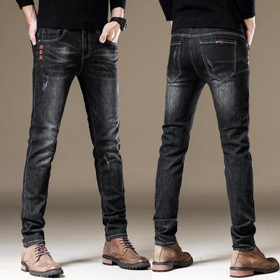 2023 Populaire Heren Stretch Slim Fit Jeans voor Alle Seizoenen – Hong Kong Stijl
