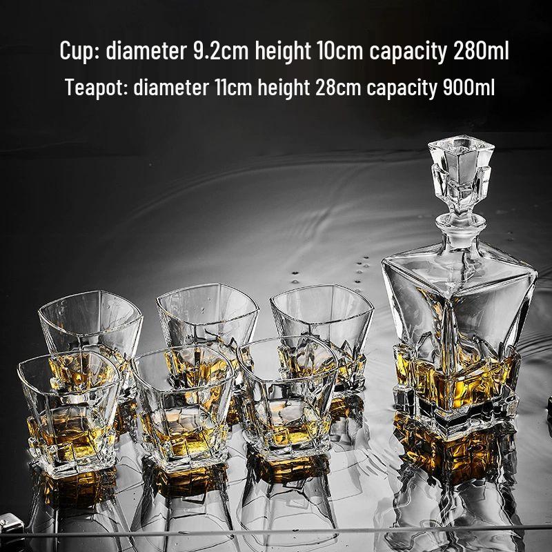 Европейский роскошный набор хрустальных декантеров для виски