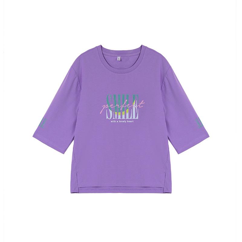 Women's Loose-Fit Pure Cotton Short-Sleeve T-Shirt 2025 - Thin, Large Size Summer Top for Middle-Aged Moms