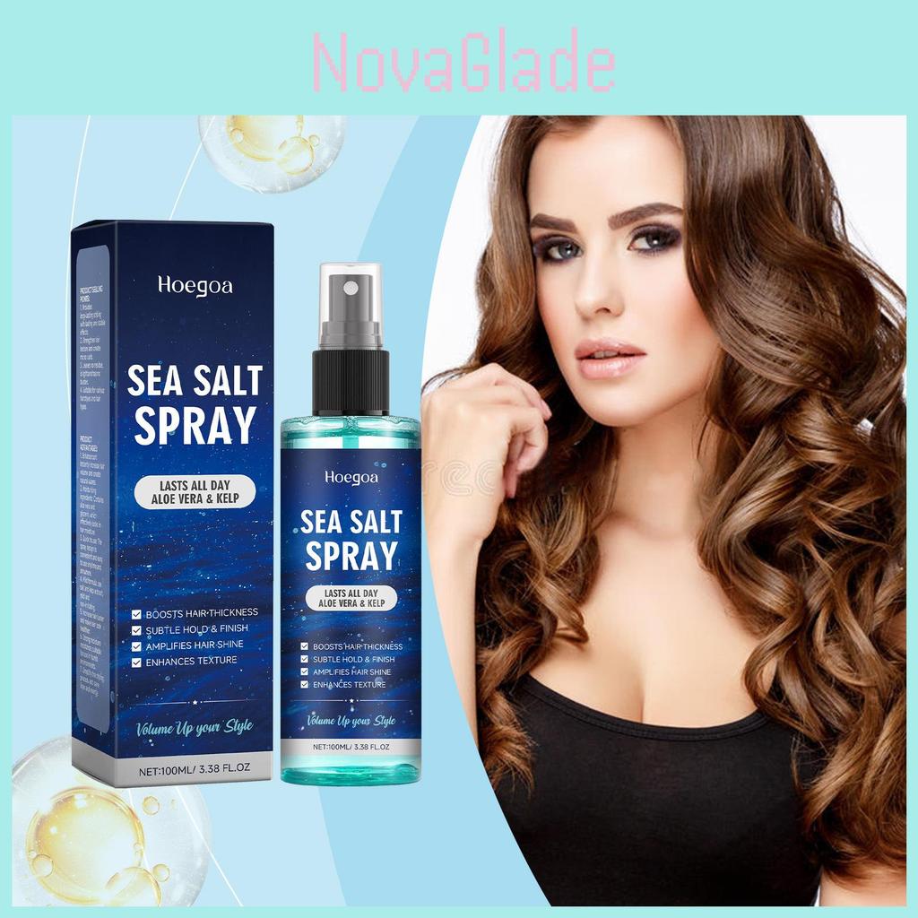 Hoegoa Hair Sea Salt Styling Spray 100ml Ultra-hydrating Curl Definition Cream