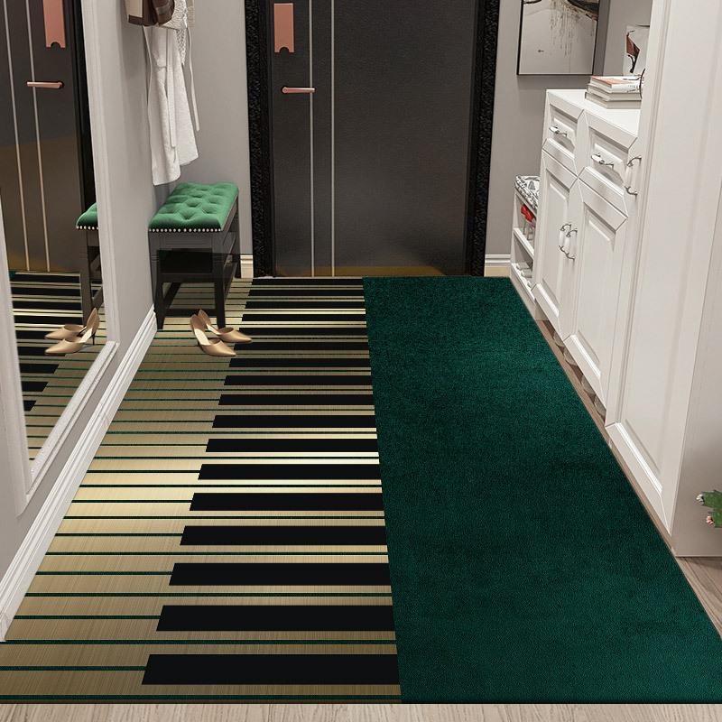 Home Floor Mat Entrance Carpet Bedroom Bedside Easy To Maintain Living Room Bathroom Simple Foot Mat