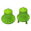 Chicken Waterer Food Container Barrel Automatic Poultry Feeder for Birds Hen
