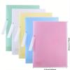 Durable Waterproof Colorful File Folder Convenient Rotating Side Open Buckle Design Foldable Cover Side Open Trolley File Folder