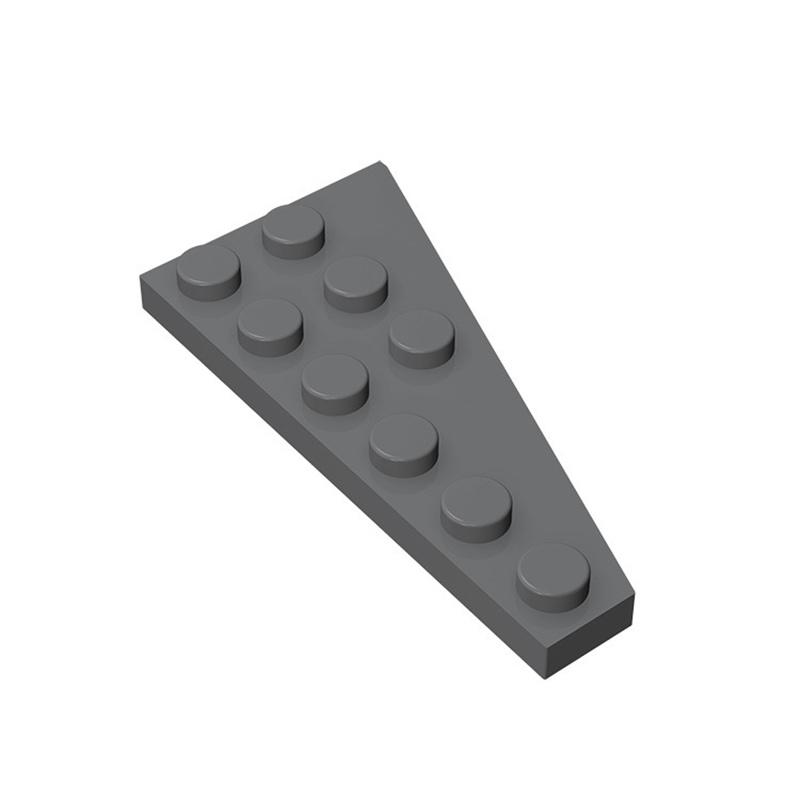 

50pcs 54384 Wedge Plate 6 x 3 Left Bricks Collections Bulk Modular GBC Toy For Technical MOC Set Buildings Blocks Compatible 50pcs темно-серого