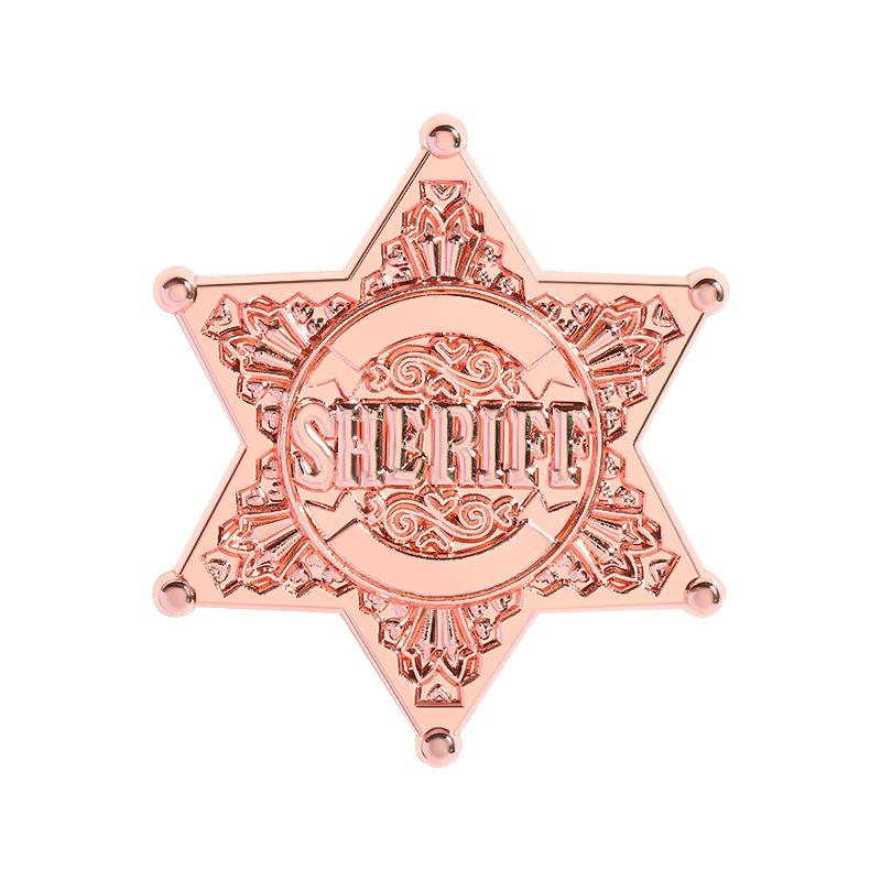 

Cartoon SHERIFF DEPUTY Prizes Enamel Pin Space Ranger Vintage Hexagon Star Honor Brooch Lapel Badge Jewelry Gifts For Friends