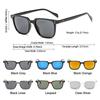 Modische quadratische Fahrer-Sonnenbrille Herren Vintage Tönungen Männliche Sonnenbrillen Marken-Design Spiegel Retro Oculos De Sol Masculino Gafas