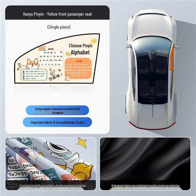 Children s Car Interior Sunshade Curtains for Rear Window