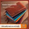 Cross-Border A5 Soft Leather Retro Business Notebook Diary