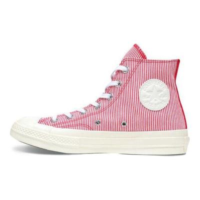 Chuck Taylor All Star High Top Canvas Sneaker Unisex Sneaker Rot Weiß 161375C