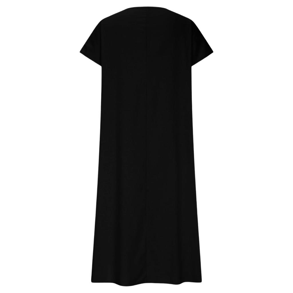 Casual V Neck Midi Sundresses for Women Loose Fit Dresses for Women Comfortable Summer Dresses Boho Dresses for Women 2026