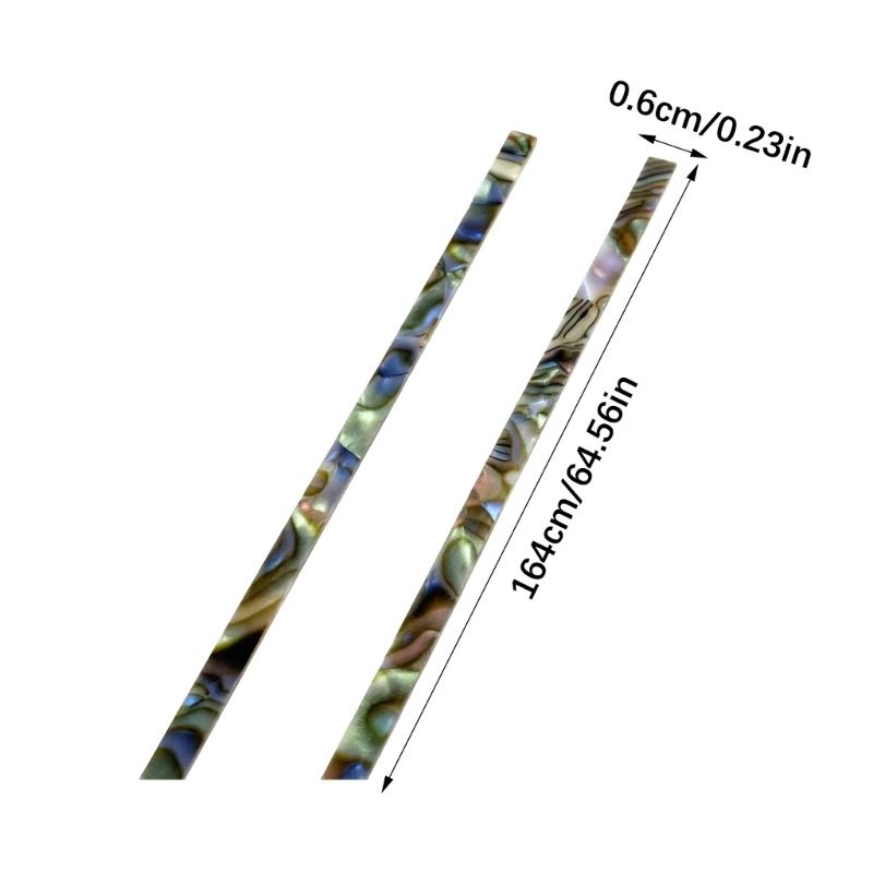 Elegant Guitar Shell Inlay Binding Decoration for Enhances Visual Appeal and Premium Material Durability