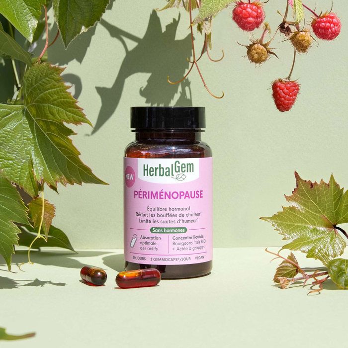 Périménopause - 30 GEMMOCAPS - Équilibre Hormonal, Bouffées De Chaleur, Sautes D'humeur - Herbalgem