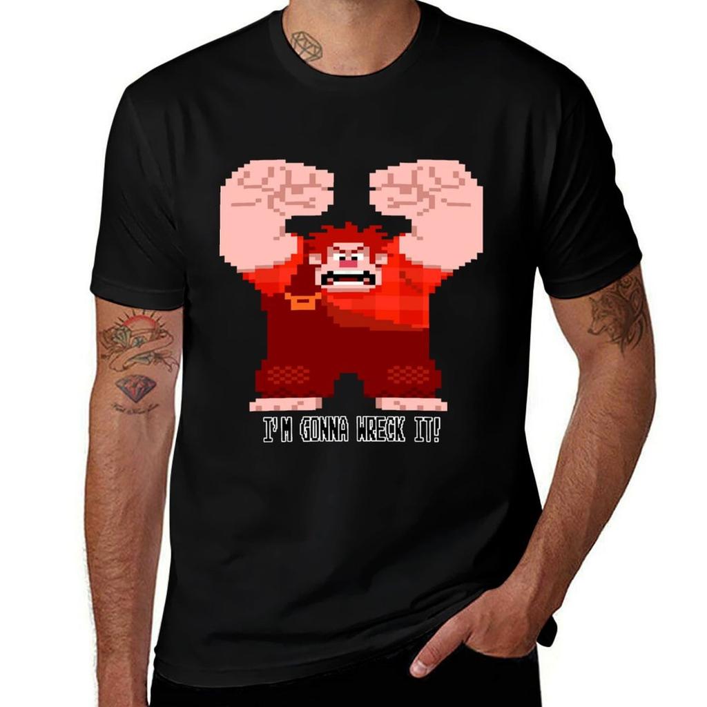 Wreck It Ralph Gonna Wreck It T-Shirt T-Shirts Für Unisex Grafik Lustig G Unisex T-Shirts Für Unisex T-Shirt
