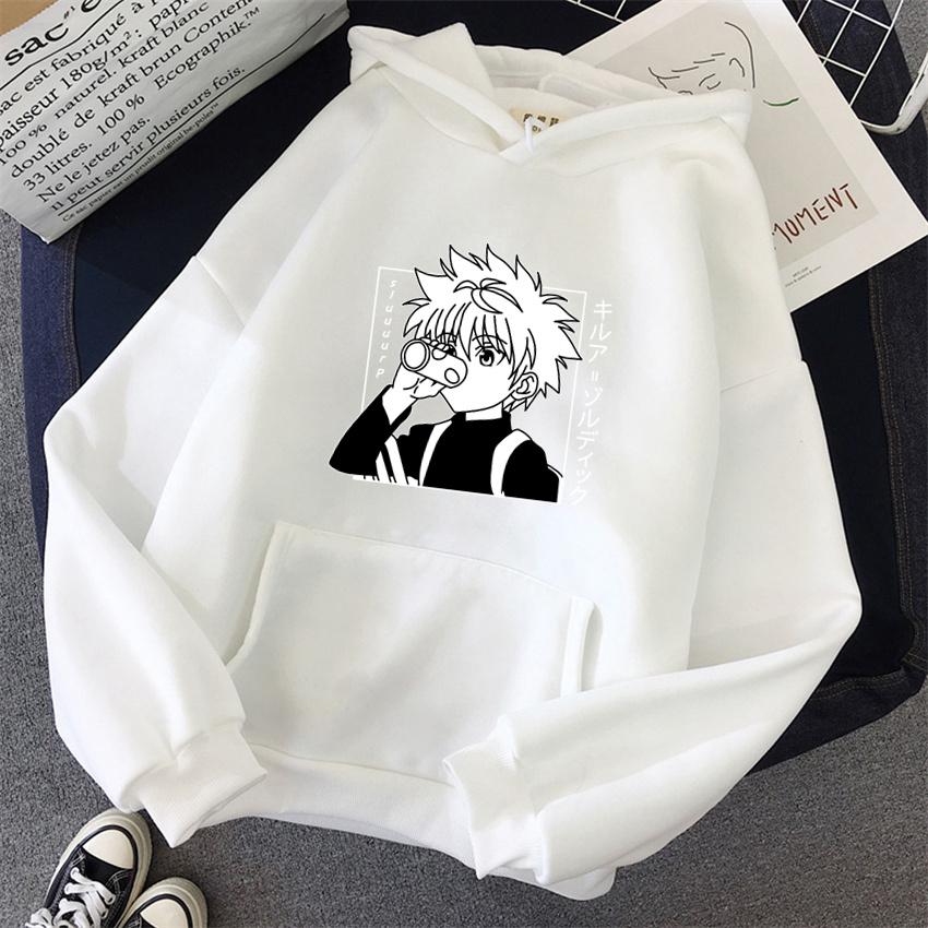 Anime Hunter X Hunter Women's Hoodie Kurapika Devil Eye Hoodies Women Streetwear Pullover Harajuku Unisex Sweatshirt Clothes