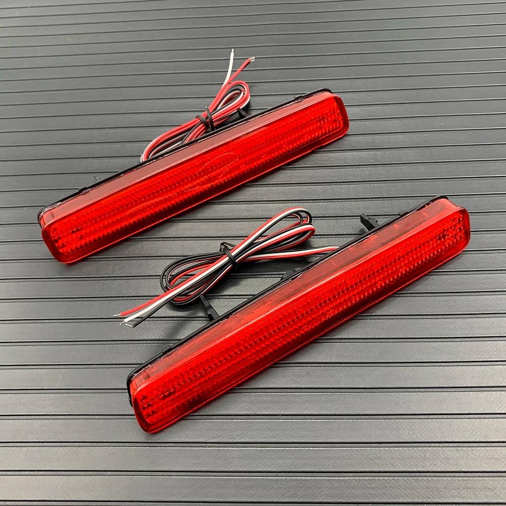 

Автомобильный светодиодный отражатель заднего бампера, стоп-сигнал, противотуманные фары для Toyota NOAH VOXY 80 Pruis 40 Series красный