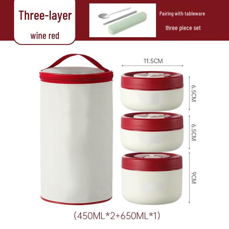 ZISIZ 304 Stainless Steel Insulated Lunch Box