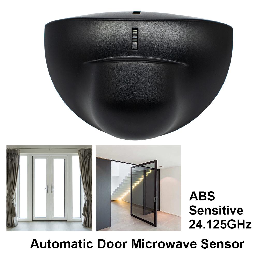 Sensore di movimento a microonde cablato Rilevatore radar DC 12-24V 24.125GHz per porta automatica Azienda di ascensori Supermercato Aeroporto