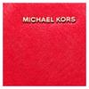 Michael Kors Jet Set Letter Logo Chain Zipper Closure Leather Envelope Bag Shoulder Crossbody Bag Medium Women's Red