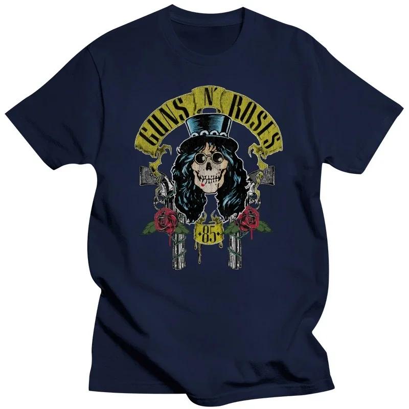 men summer fashion t-shirt Black men t shirt euro size Tshirt men cotton tops Guns N‘ Roses ‘Slash 85‘ T-Shirt