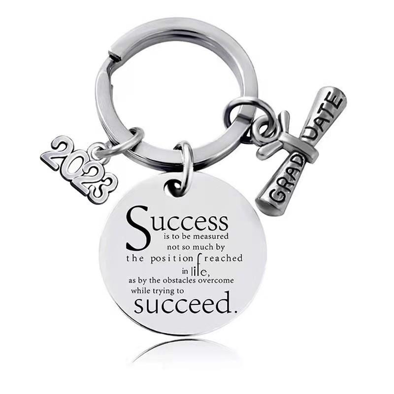 Steel Elegant Stainless Keychain Gift For Graduates Perfect For Celebrations And Parties