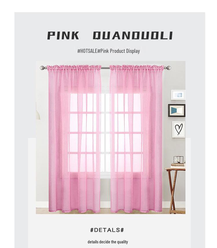 Moderner minimalistischer Terelyne Doppelstrang Voilevorhang für Wohnzimmer, Schlafzimmer und Arbeitszimmer