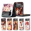 Klee Genshin Impact Case for Samsung Galaxy Z Flip4 Flip3 5G PC Hard Cell Phone Shell Z Flip 4 3 Black Coque Zflip4 Zflip3 Cover