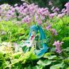 Cute Hatsune Miku Figures Four-leaf Clover Flower Fairy Maiden Models Decorative Ornaments for Beautiful Girls Birthday Gift