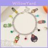 Zinc Alloy Charm Bracelet For Men And Women With Cute Cartoon Character Design Perfect For Gift Giving