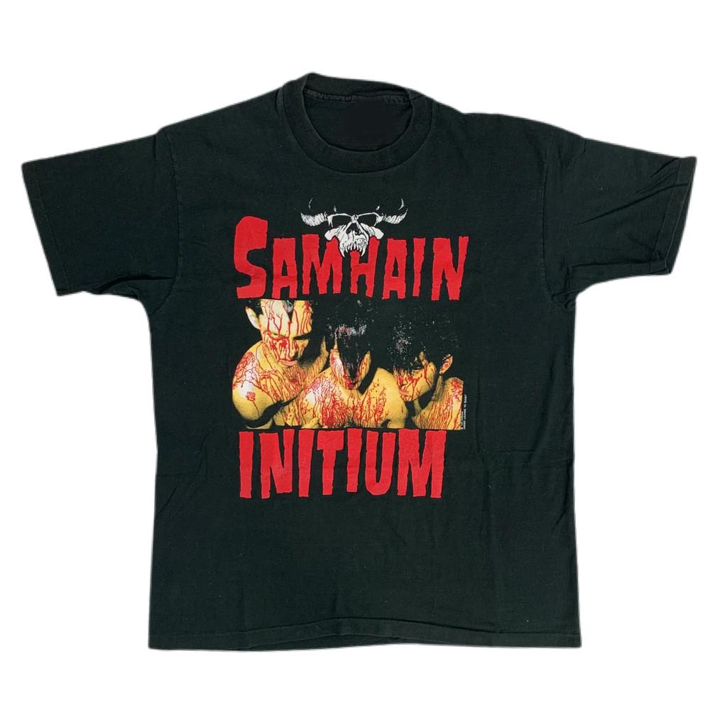 

Винтажная футболка Samhain Initium Death Dealer 2 стороны от S до 5XL SE257 БЕСПЛАТНАЯ ДОСТАВКА Унисекс XXXXL