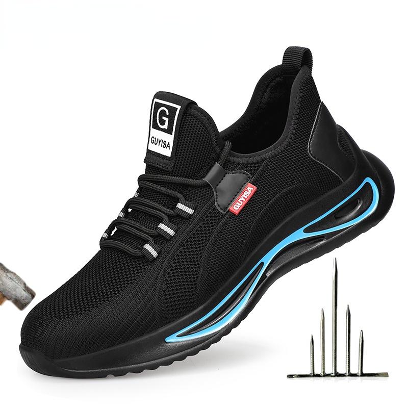 Indestructible Sneakers Men Work Shoes Breathable Anti-Smash And Puncture Work Shoes Boots Dropshipping