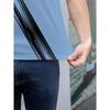 2026 Summer New Style Men's Short-Sleeved Polo Shirt with 3D Vertical Pattern Print - Street Casual