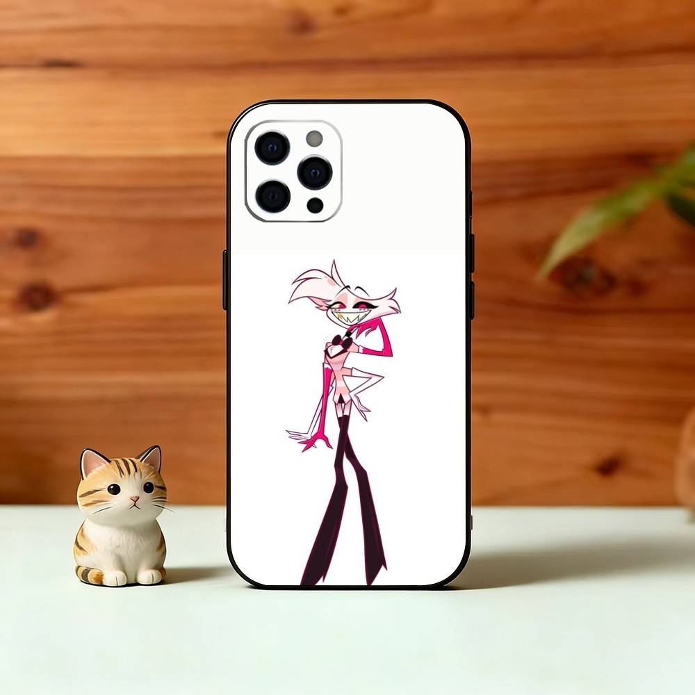 H-Hazbin A-Angel Dust Phone Case Silicone Soft For IPhone 17 16 15 14 13 12 11 X XR Plus Pro Max Plus