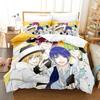 Comfortable Cartoon Pattern Duvet Cover Set With Duvet Cover And Pillowcases King Queen Twin Sizes For Adults And Kids