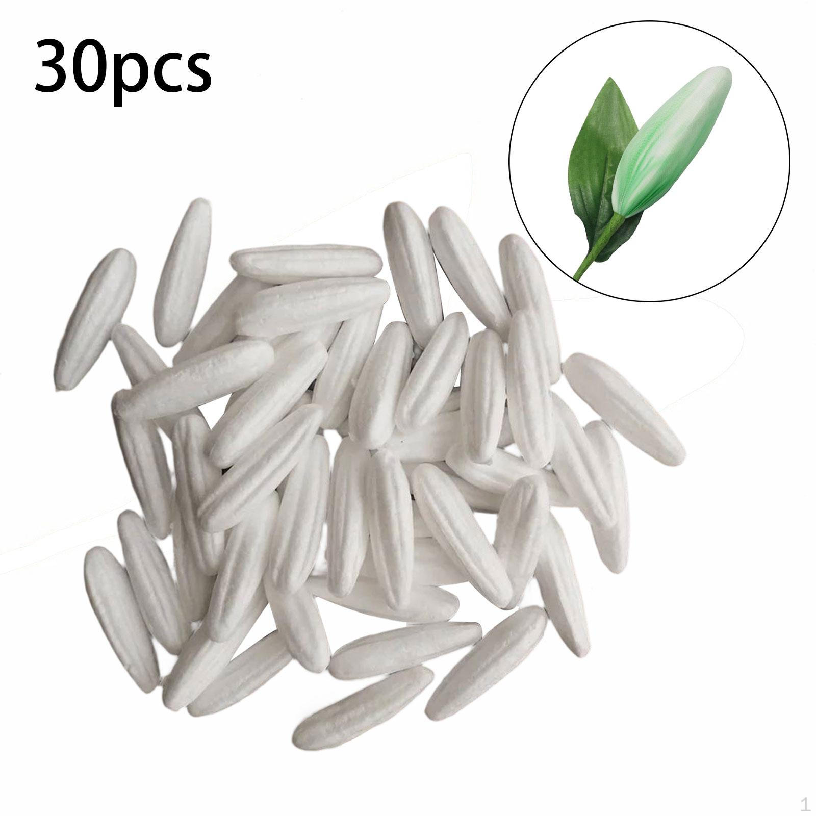 

30 шт., пенопластовые тычинки для цветов, свадебные аксессуары, материал для домашнего изготовления, 60 мм 60MM