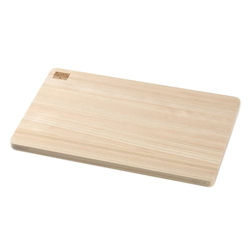 Hinokioh Dishwasher-Safe Japanese Hinoki Cutting Board, 30cm (30x18x1.3cm), Wooden, Hinoki Wood