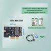 Desktop M.2 NGFF auf PCI-E Drahtlosnetzwerk- & Bluetooth-Karte AX210 200